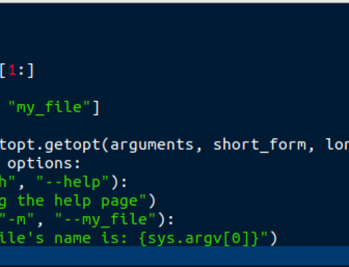 Python Command Line Arguments