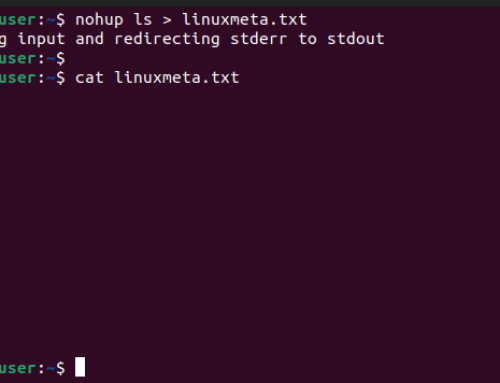 Nohup Command in Linux